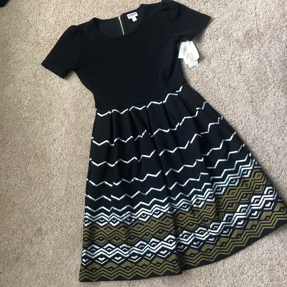 NWT Lularoe Amelia Dress Elegance Collection Med